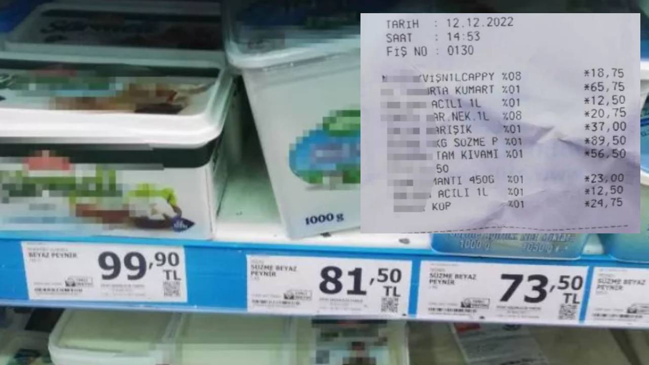 Zincir marketteki etiket oyununu ifşalandı!