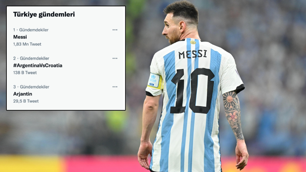 Messi sosyal medyaya damga vurdu