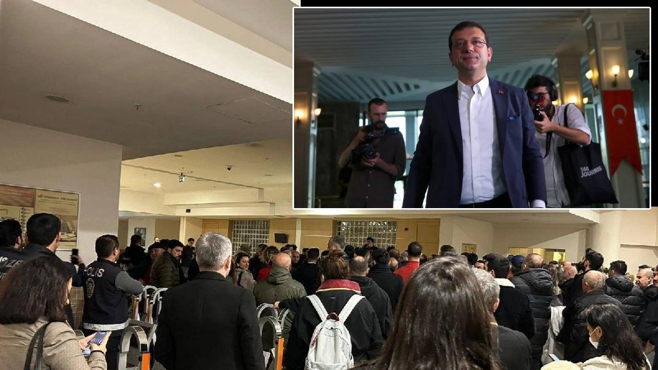 Ekrem İmamoğlu'nun karar duruşması olaylı başladı!