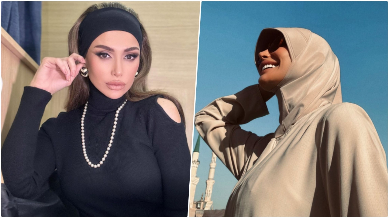Mustafa Sandal'ın eski eşi Emina Jahovic başörtülü pozuyla dikkat çekti