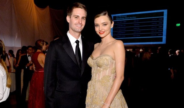 Miranda Kerr, Snapchat'in kurucusu Evan Spiegel ile evlendi... İşte ilk kareler!