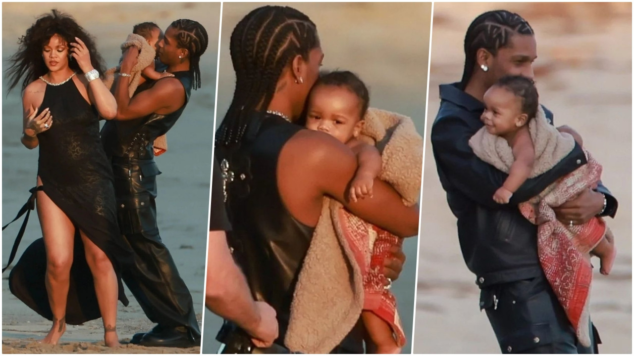 Rihanna'nın sır gibi sakladığı oğlu sonunda görüntülendi