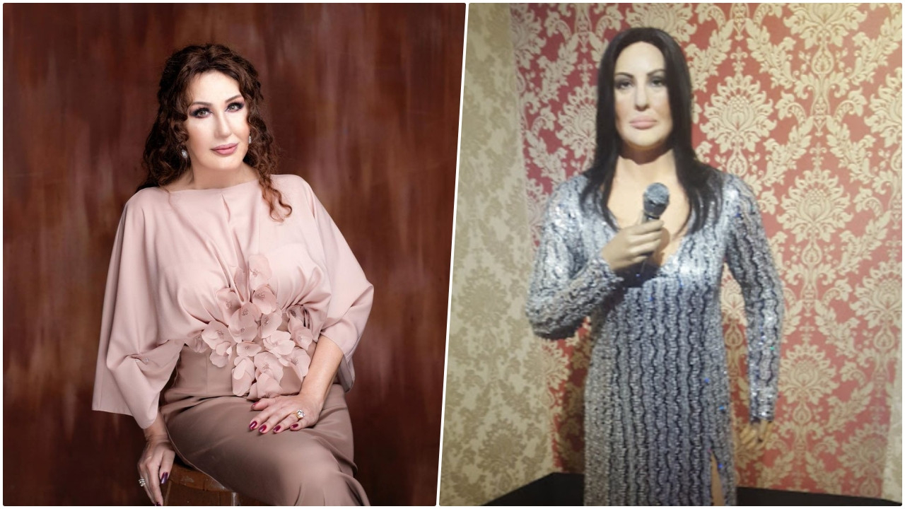 Kimse benzetemedi... Nükhet Duru'nun balmumu heykeli sosyal medyada gündem oldu