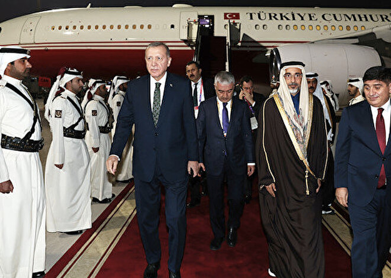 Cumhurbaşkanı Erdoğan Katar’da