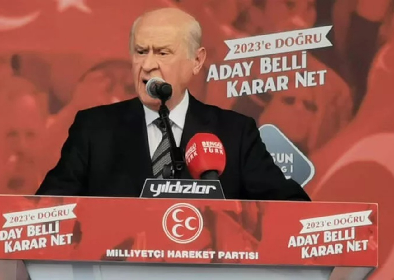 MHP lideri Bahçeli: Hedefimiz Sayın Erdoğan'ın açık ara tekrar cumhurbaşkanı seçilmesidir