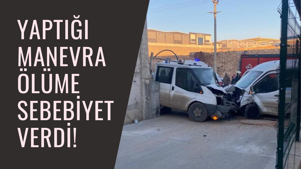 Gaziantep’te köpeğe çarpmamak için manevra yapan minibüs ölüme yol açtı