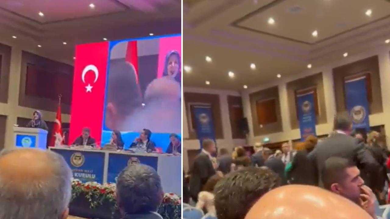 Türkiye Barolar Birliği'nin toplantısında başörtüsü hazımsızlığı