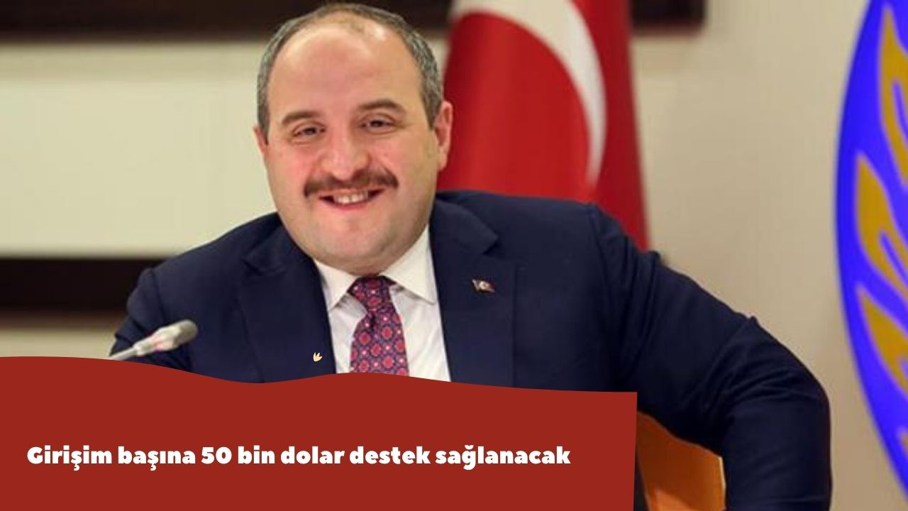Girişim başına 50 bin dolar destek sağlanacak