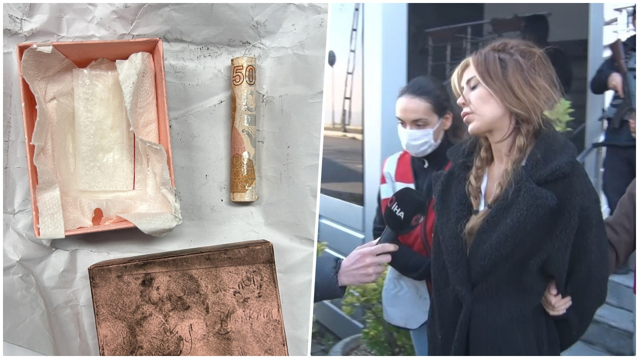 Cicişlerin evine polis baskını! Rulo şeklinde para ve kokain bulundu