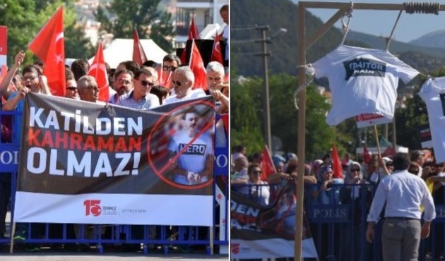 FETÖ'cü hainin 'hero'suna vatandaştan tokat gibi cevap!