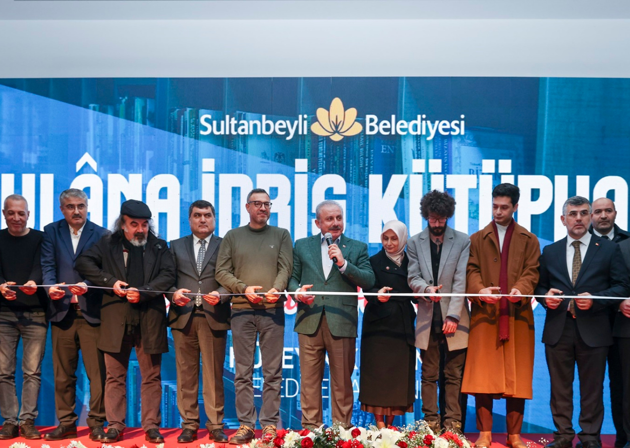 Sultanbeyli Belediyesi Mevlana İdris Kütüphanesi'nin açılışı TBMM Başkanı Şentop'un katılımıyla gerçekleşti