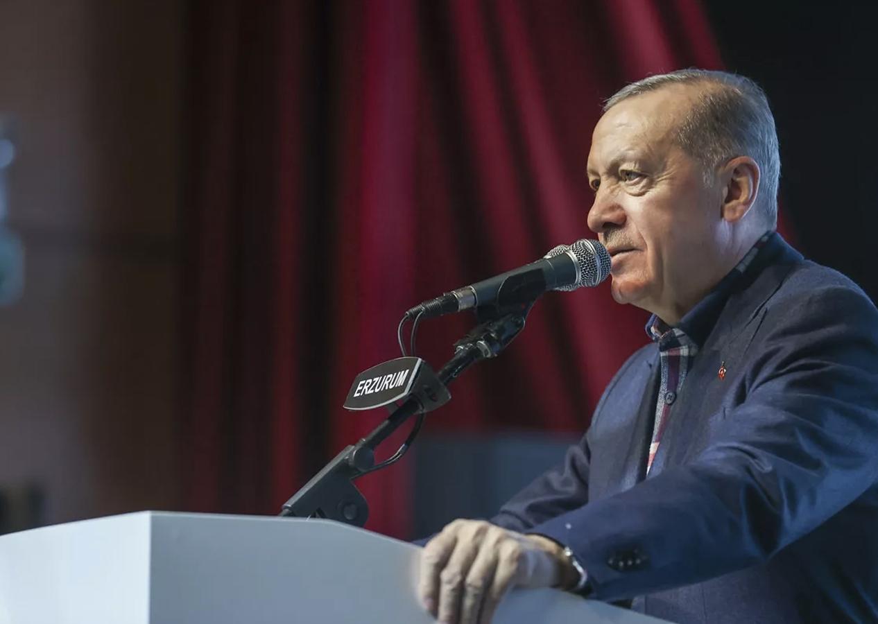 Cumhurbaşkanı Erdoğan, Erzurum'da gençlerle buluştu