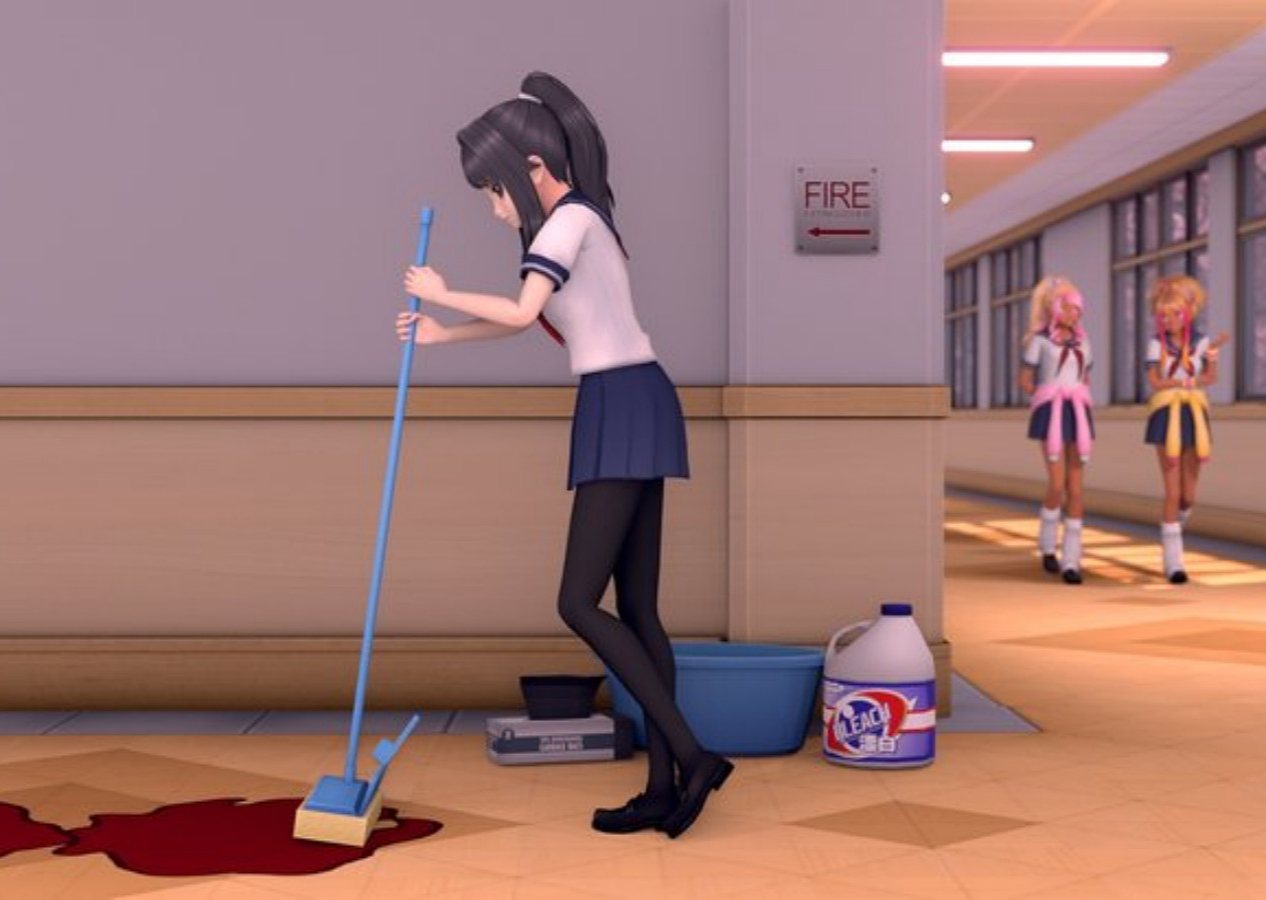 Anne babalar dikkat! Yeni bir Mavi Balina skandalı: Yandere Simulator! Oyun değil vahşet!