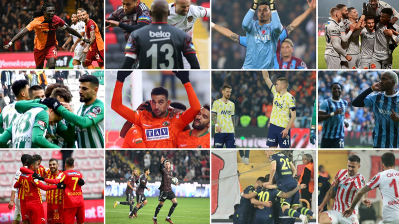 Süper Lig'de 16. hafta heyecanı başlıyor