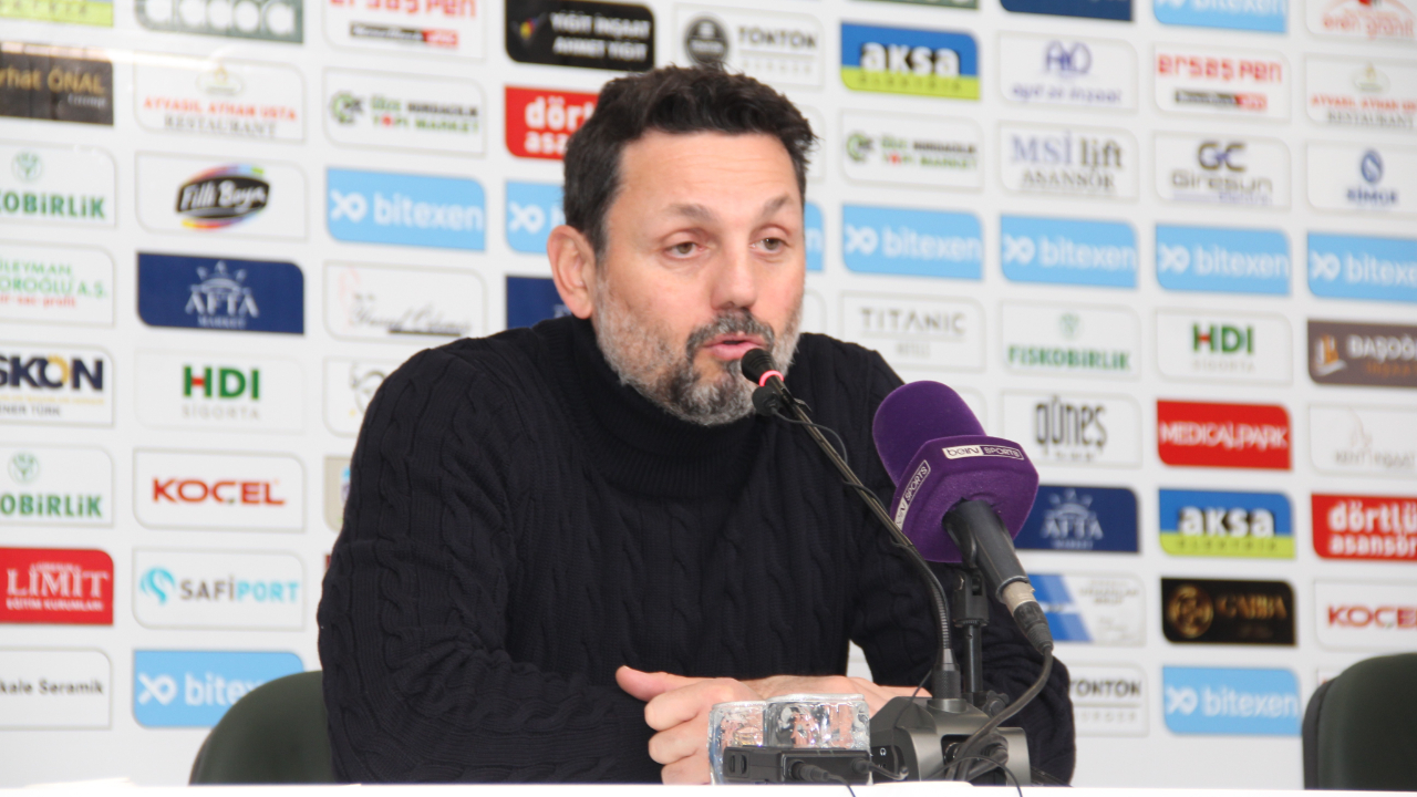 Gaziantep FK Teknik Direktörü Erol Bulut Giresunspor mağlubiyeti sonrası konuştu: Rakibimizin geçişlerine cevap veremedik...
