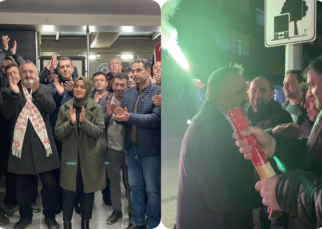 Vatandaşlardan EYT düzenlemesine konfetili kutlama
