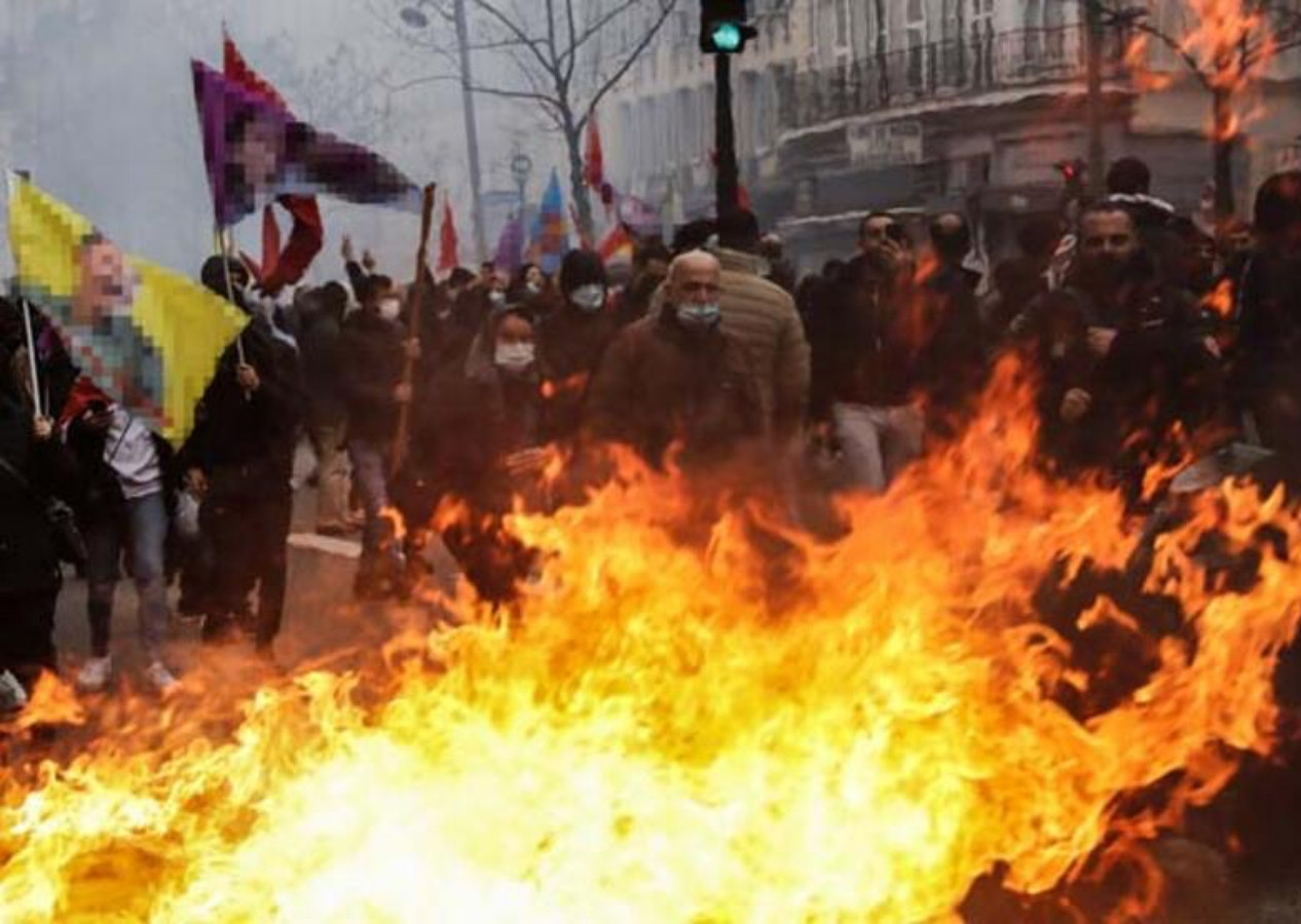 'Paris’i yakın' talimatını PKK/KCK verdi! HDP'li Aydoğan'dan itiraf gibi sözler: Paris serhildanı katliama cevaptır!