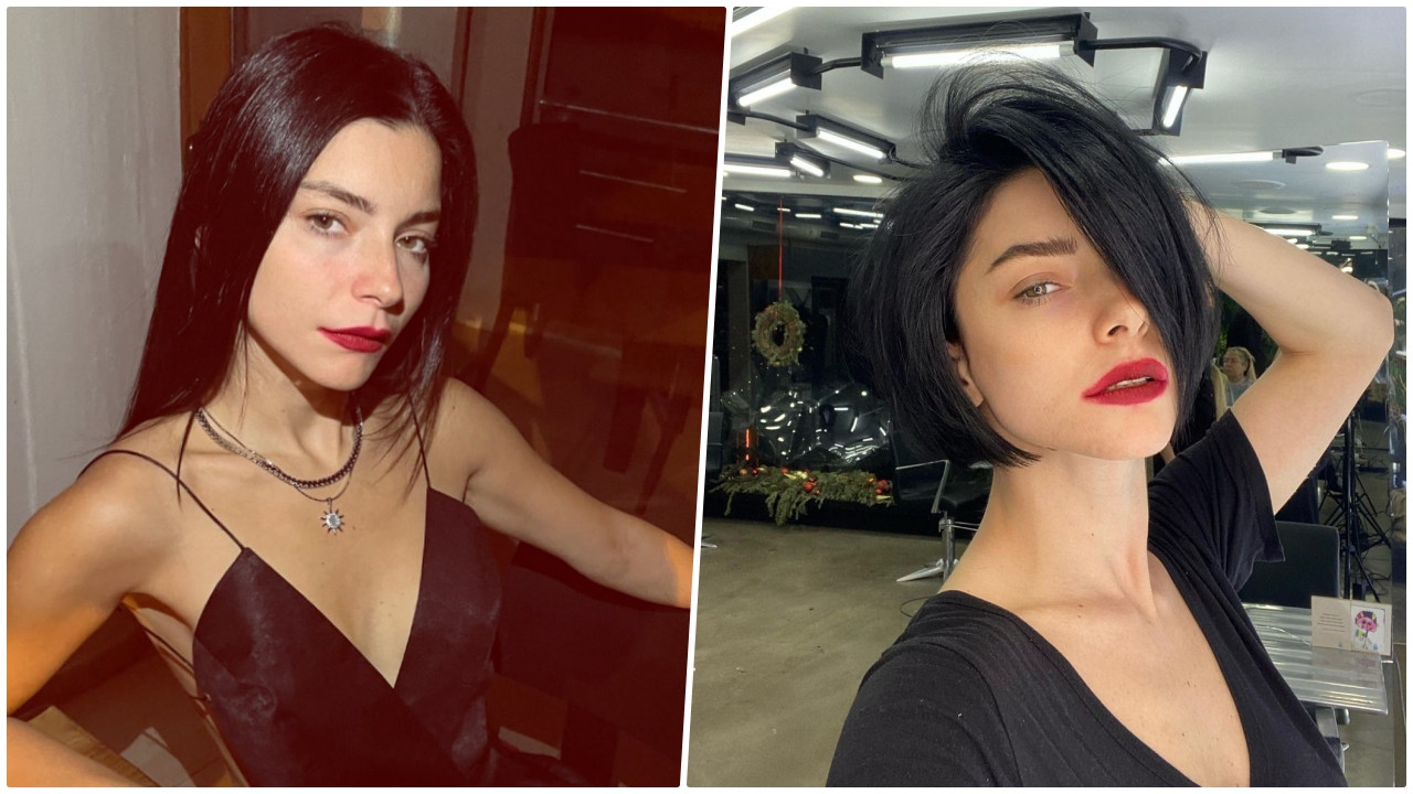 Merve Boluğur yeni yıl öncesi imaj tazeledi