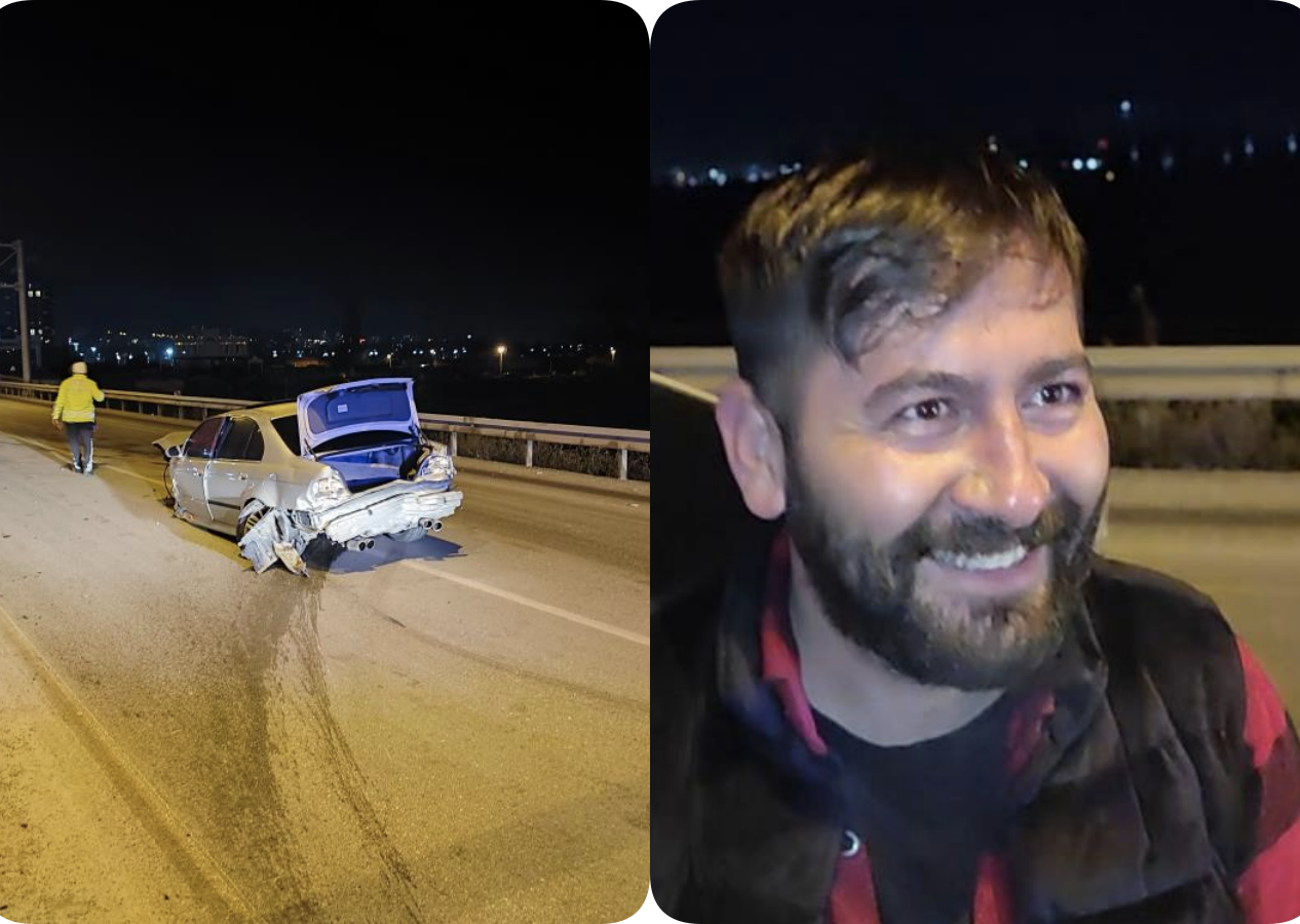 2023’e kaza yaparak girdi: Tepkisi görenleri şaşırttı