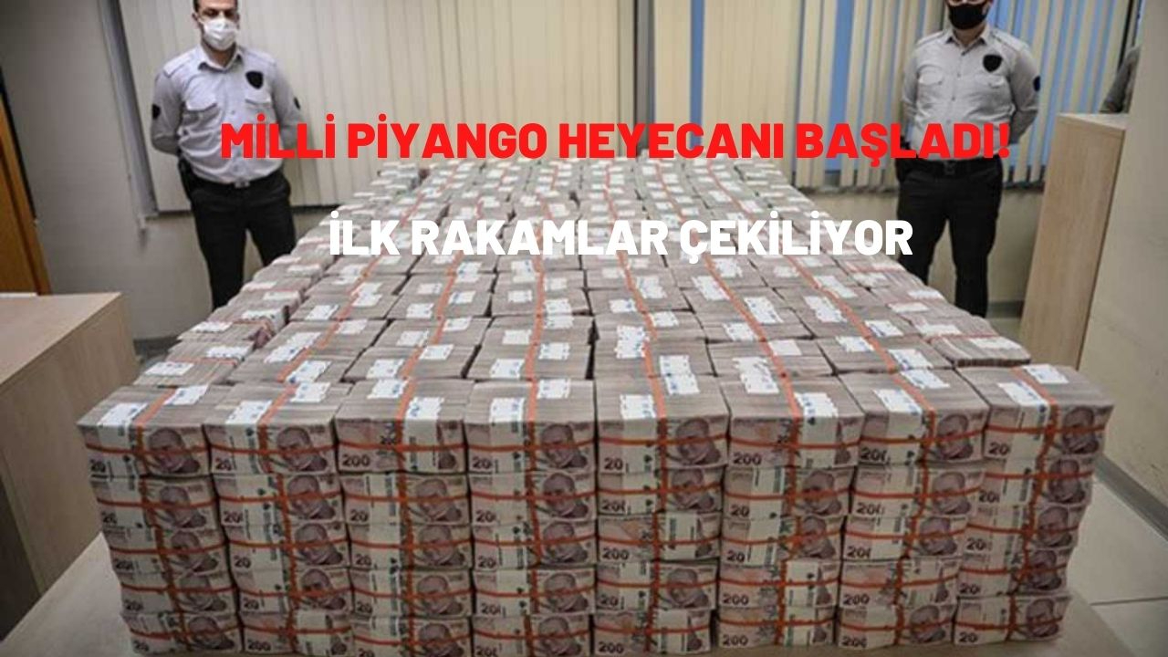 Milli Piyango heyecanı başladı! İlk rakamlar çekiliyor