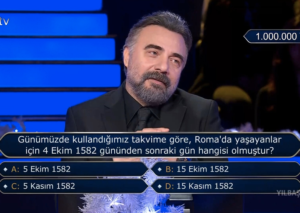Oktay Kaynarca'dan büyük başarı! 1 milyon TL'lik soruyu açtıran 5. yarışmacı oldu