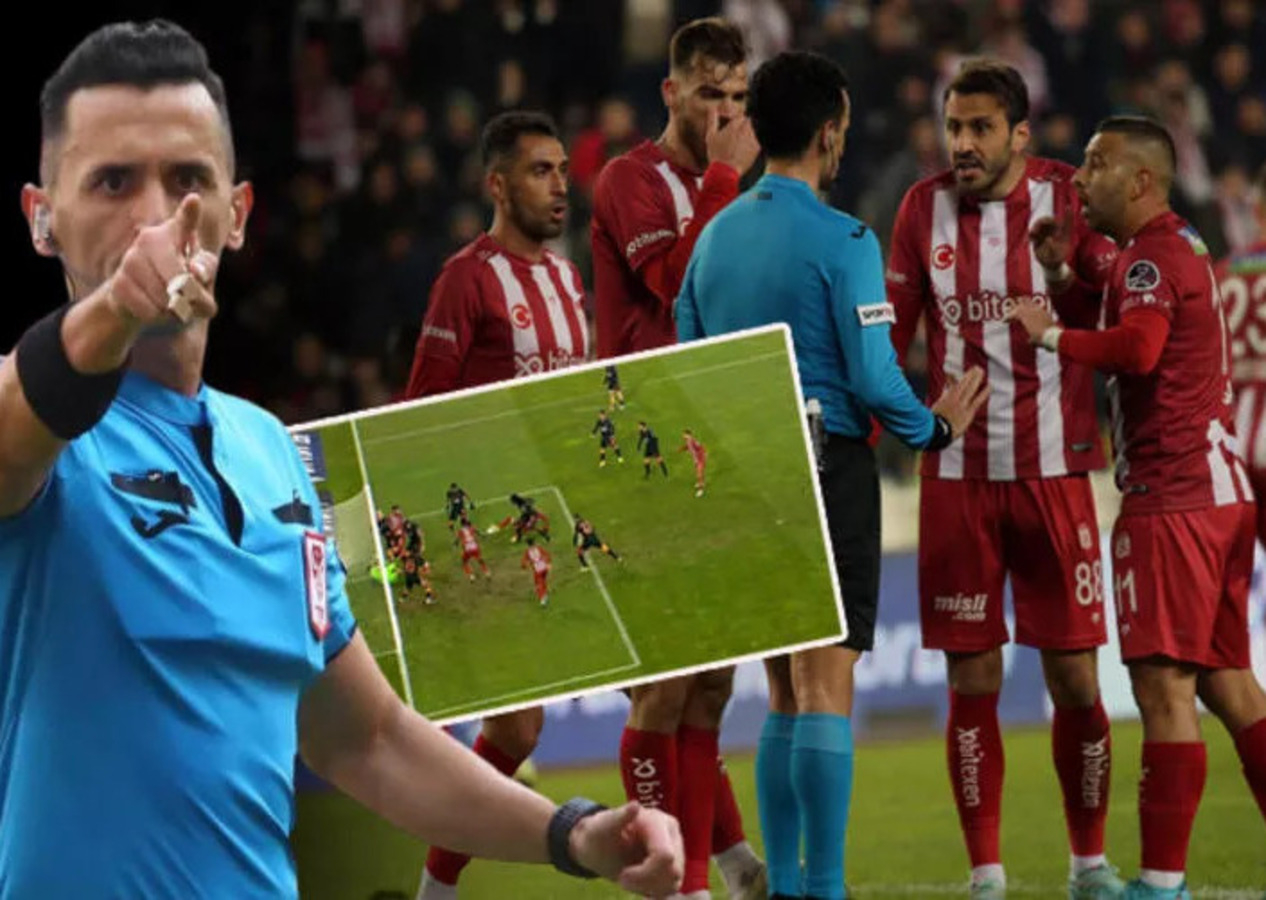 Sivasspor - Galatasaray maçındaki tartışmalı pozisyonun konuşması ortaya çıktı! "Sen golü iptal et..."