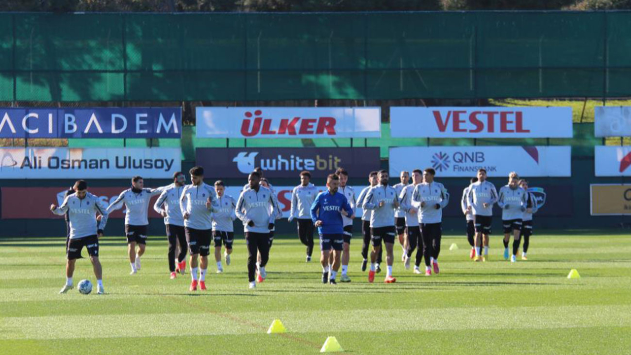 Trabzonspor 5 eksikle çalıştı