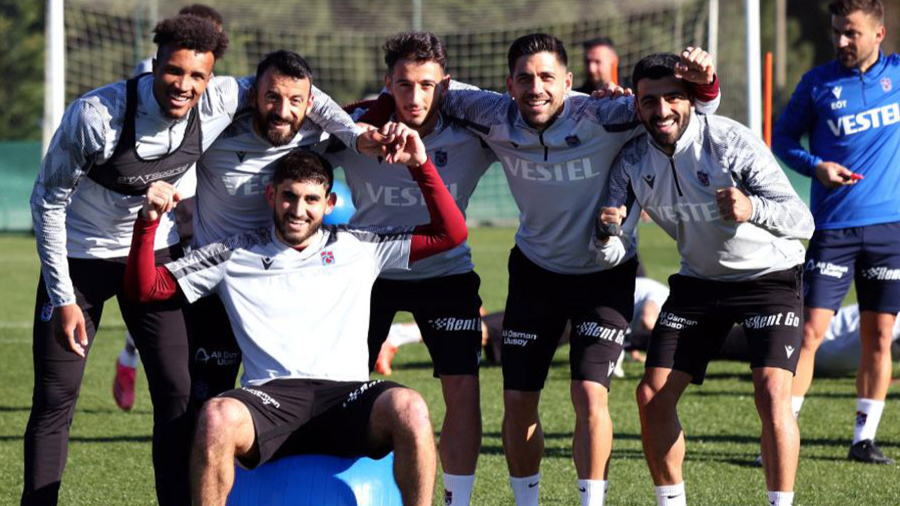 Trabzonspor'da moralli antrenman