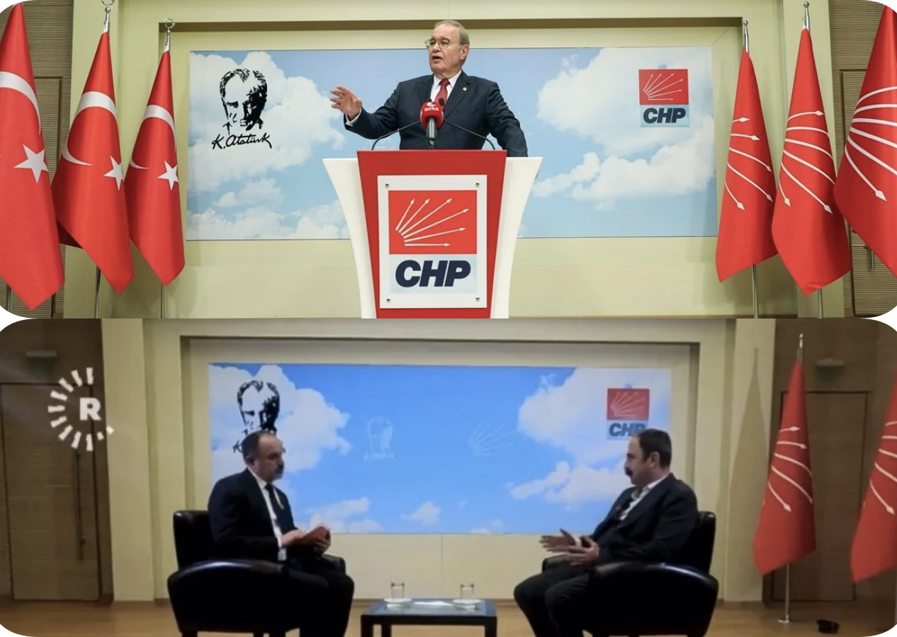 CHP, Nuşirevan Elçi'nin Rudaw röportajında Türk bayraklarını kaldırdı