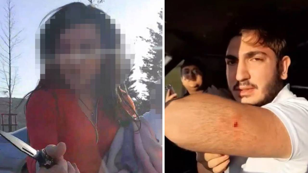 Kadın sürücü ambulans şoförünü bıçakladı!