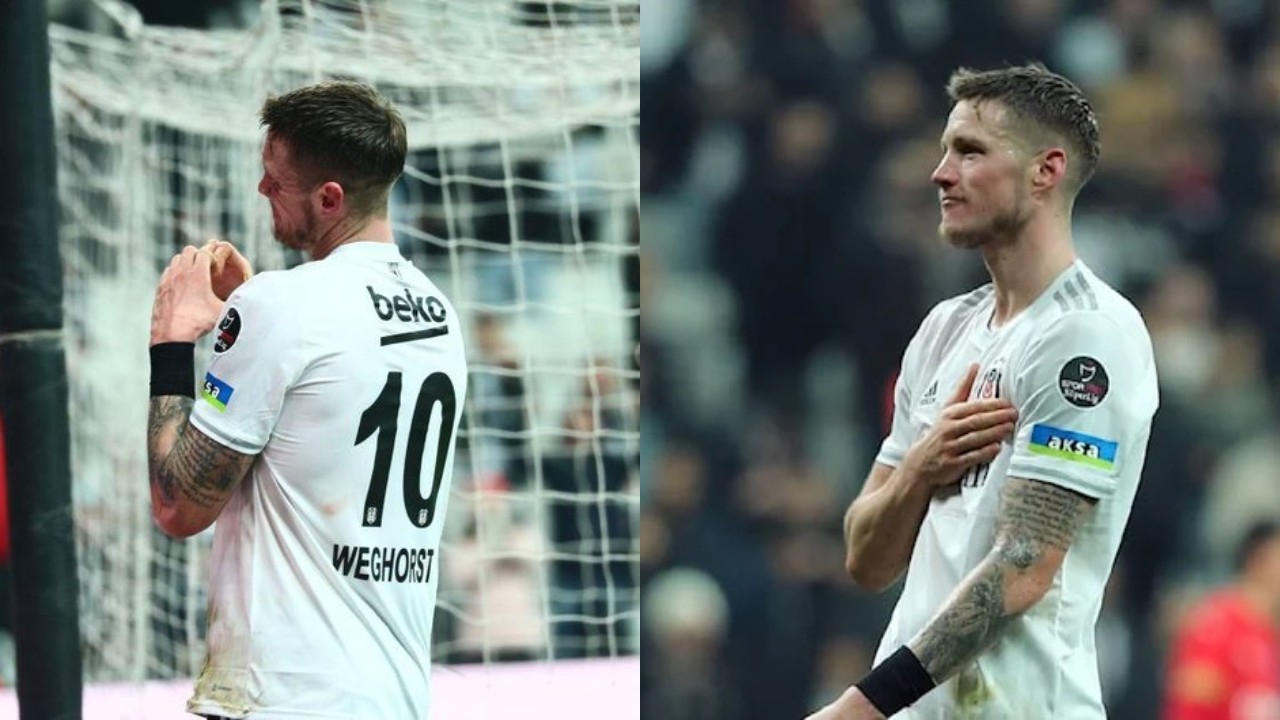 Beşiktaşlı Wout Weghorst'dan duygusal veda!