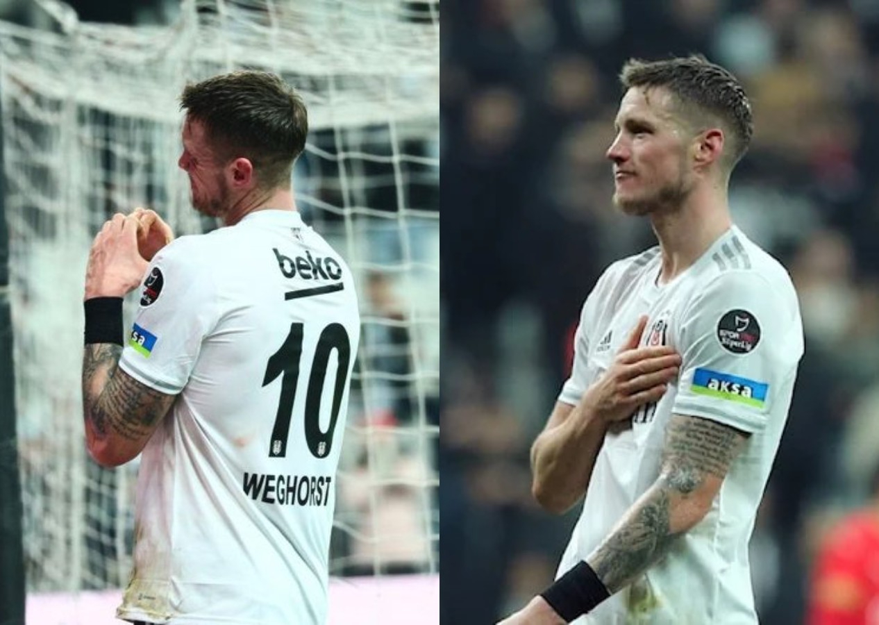 Beşiktaşlı Wout Weghorst'dan duygusal veda!