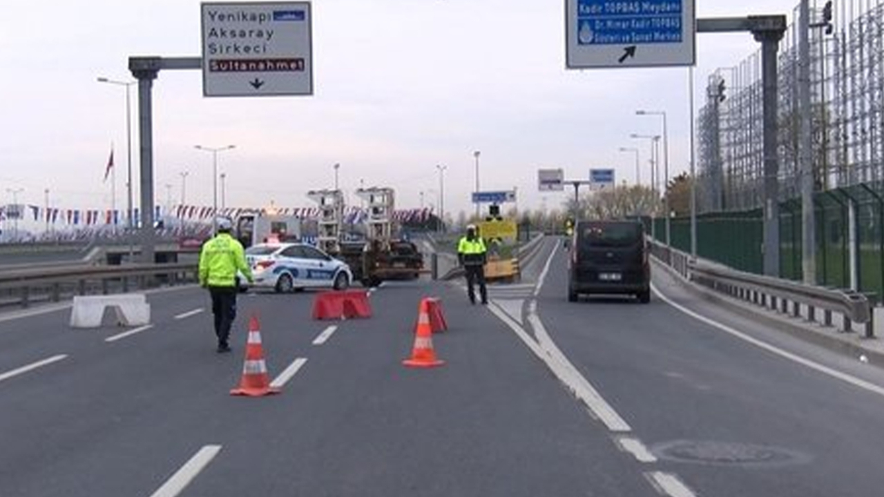 İstanbul'da bazı yollar yarın trafiğe kapatılacak