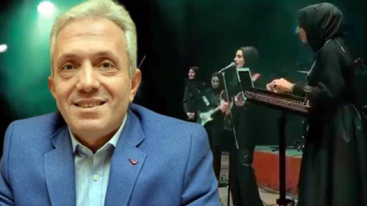 Başörtülü kadınların sahne almasını kıyamet alameti olarak gördü