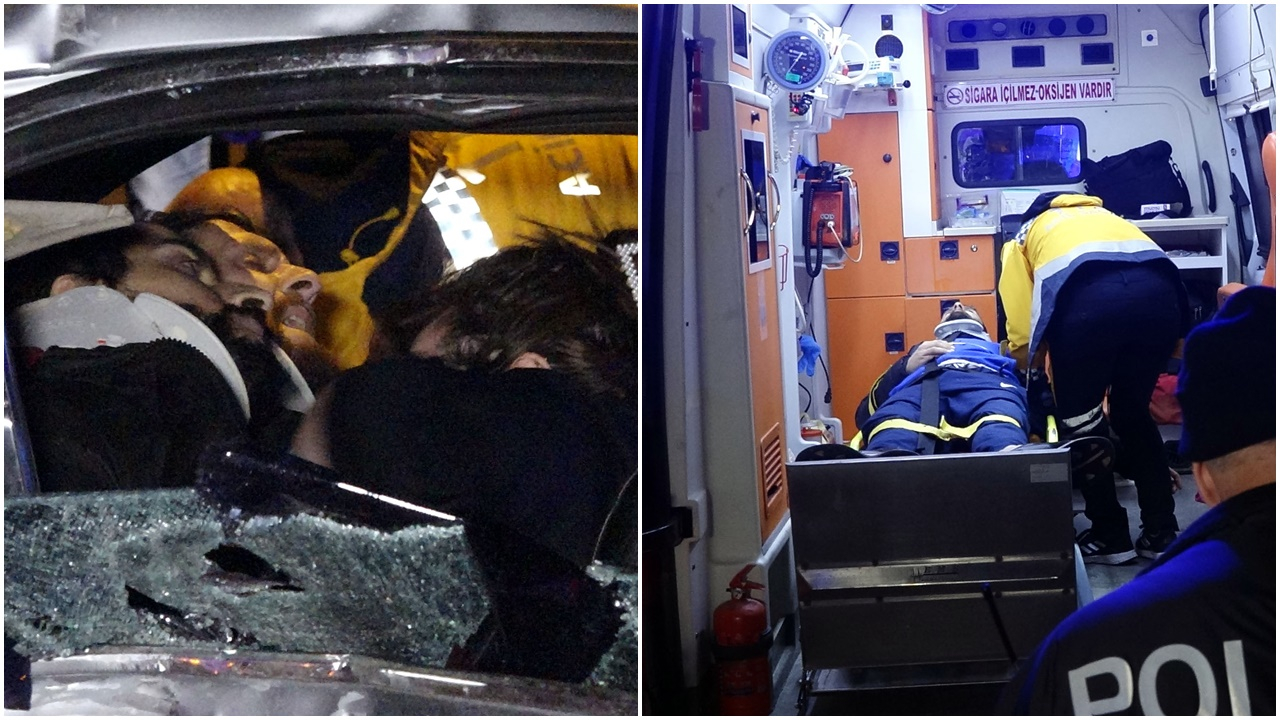 Polisin 'dur' ihtarına uymayan ehliyetsiz sürücü kaçarken kaza yaptı: 1 ölü, 4 yaralı