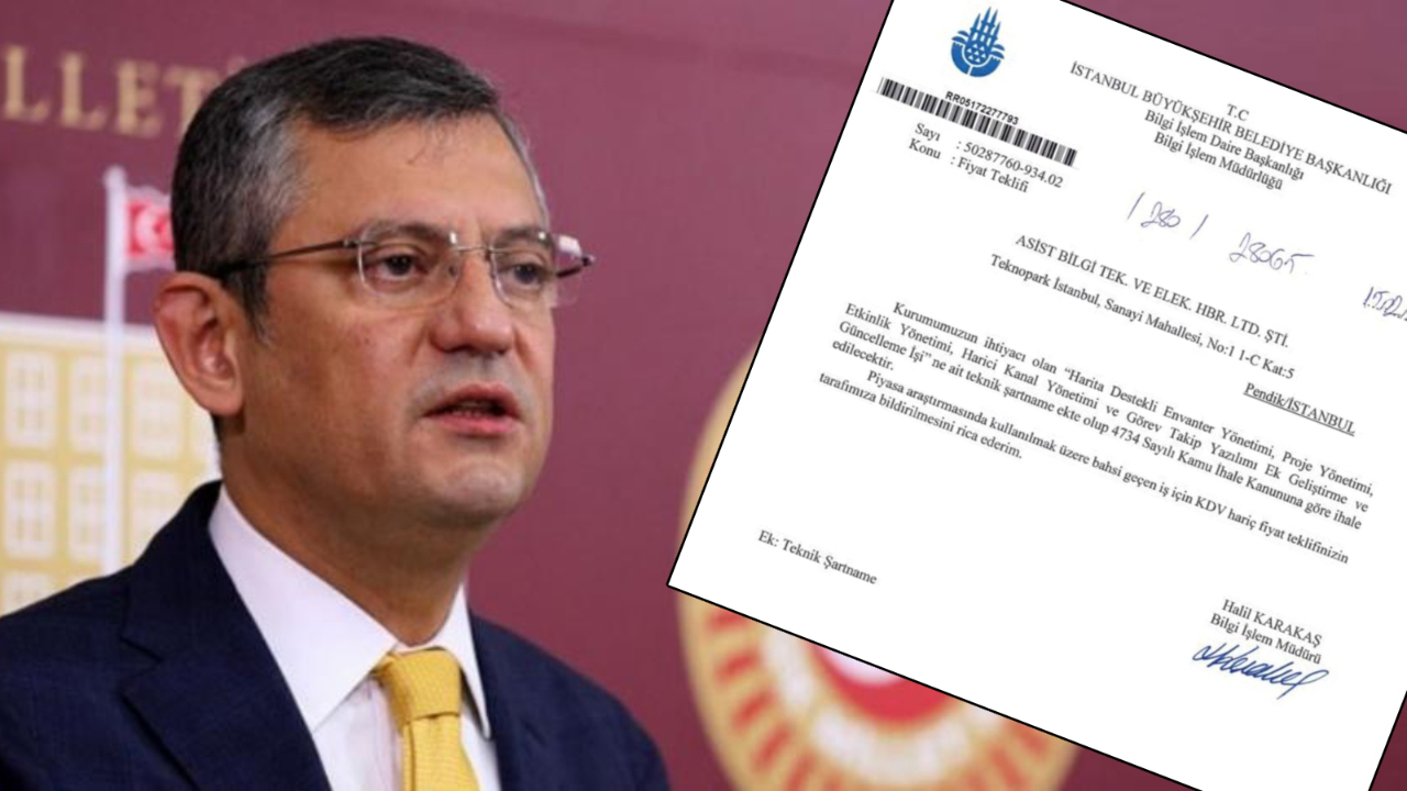 İBB’nin, Özgür Özel’in iddialarının odağındaki şirkete iş teklifi yaptığı ortaya çıktı