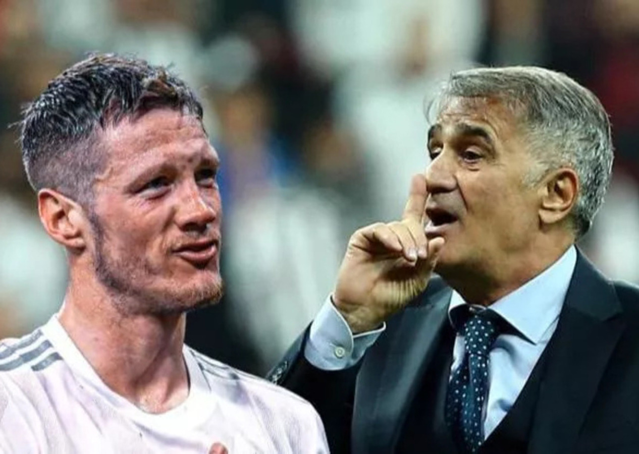 Wout Weghorst ve Şenol Güneş arasında dikkat çeken konuşma!