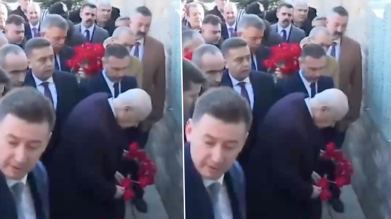 MHP Kızılcahamam'da kampa girdi! Bahçeli'den Ülkücü Şehitler Anıtı'na ziyaret!