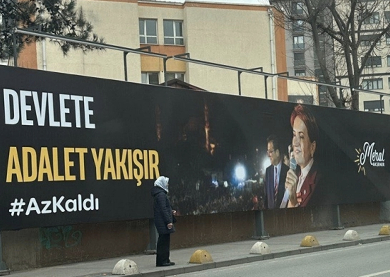 Meral Akşener adayını açıkça ilan etti!  Bilboard'larda Ekrem İmamoğlu detayı!