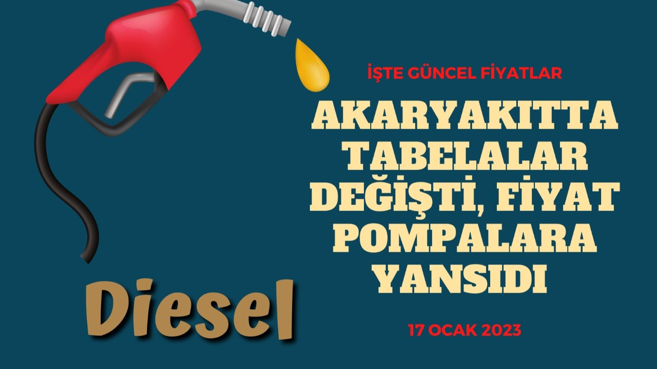 Akaryakıtta tabelalar değişiyor! Benzinin ardından motorinin de fiyatı güncelleniyor!