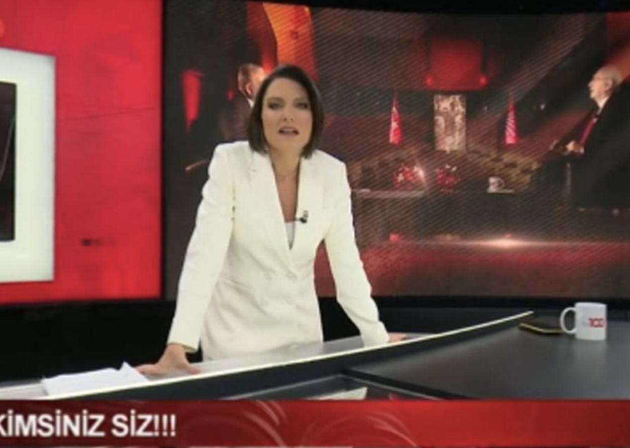 Ekranlara geri dönen ünlü sunucu Ece Üner SADAT'ı topa tuttu, TV 100'ün muhalif yüzü olacağını gösterdi