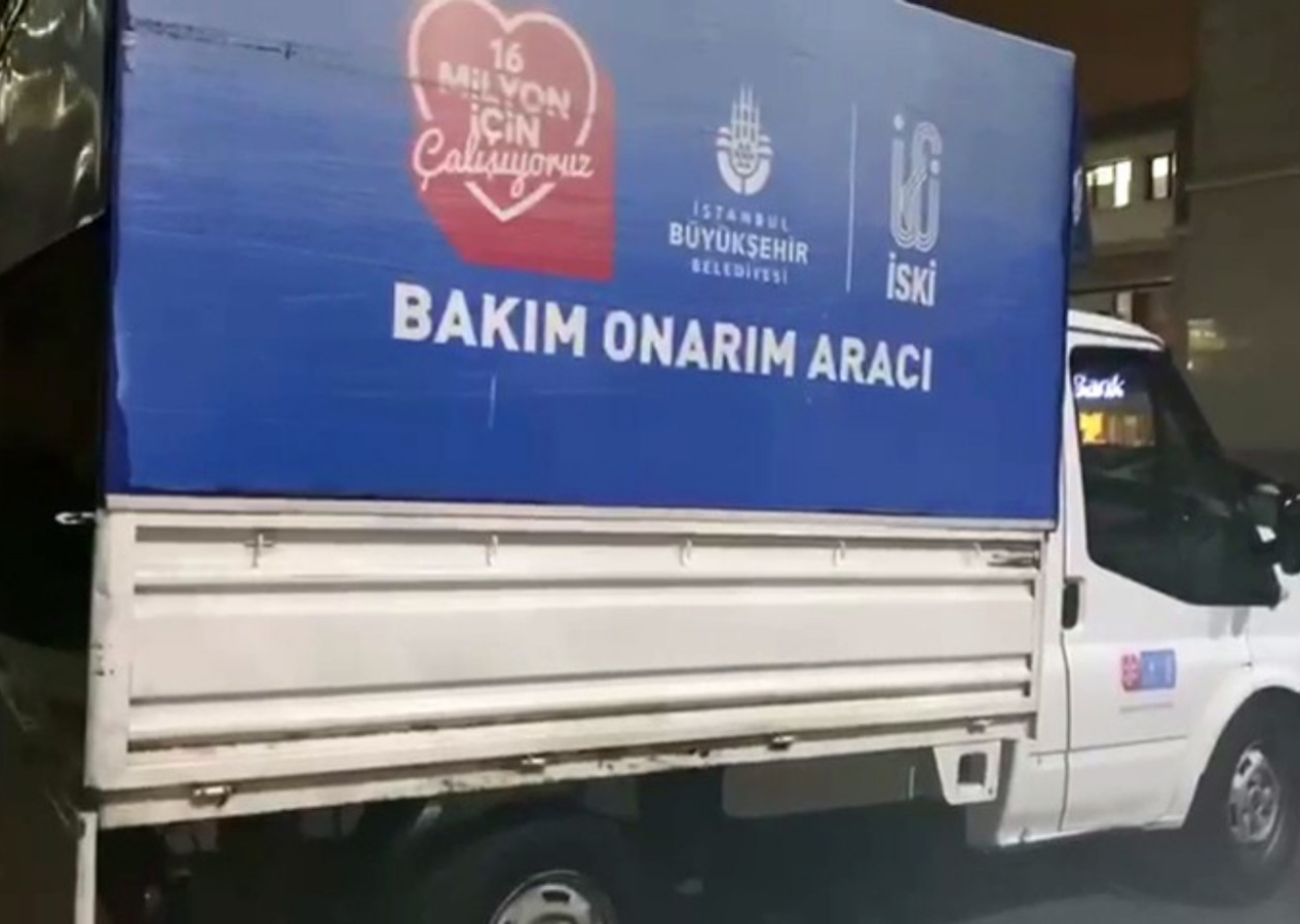 Yeni skandal! İBB ve İSKİ logolu kamyonette 112 kilo uyuşturucu ele geçirildi!
