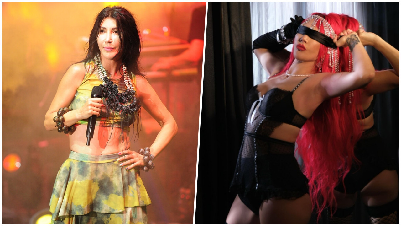 İmaj değiştiren Hande Yener saçlarını kırmızıya boyattı