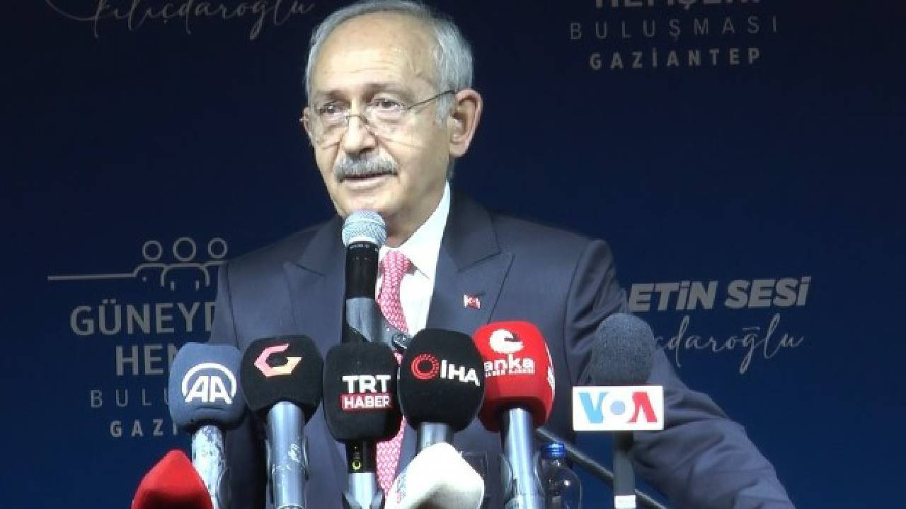Kılıçdaroğlu, Gaziantep'te yaptığı konuşmaya "Şanlıurfa'da olmaktan son derece mutluyum" dedi