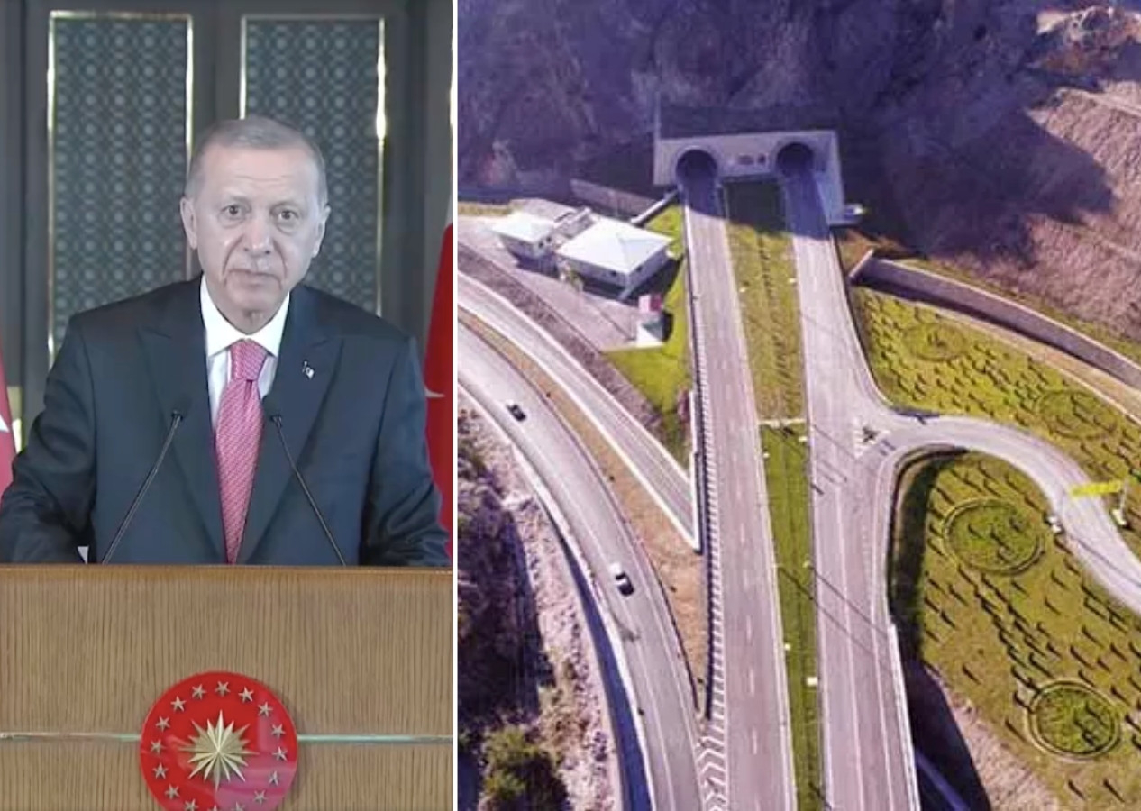 Amasya Badal Tüneli açıldı! Cumhurbaşkanı Erdoğan'dan Türkiye Yüzyılı vurgusu!