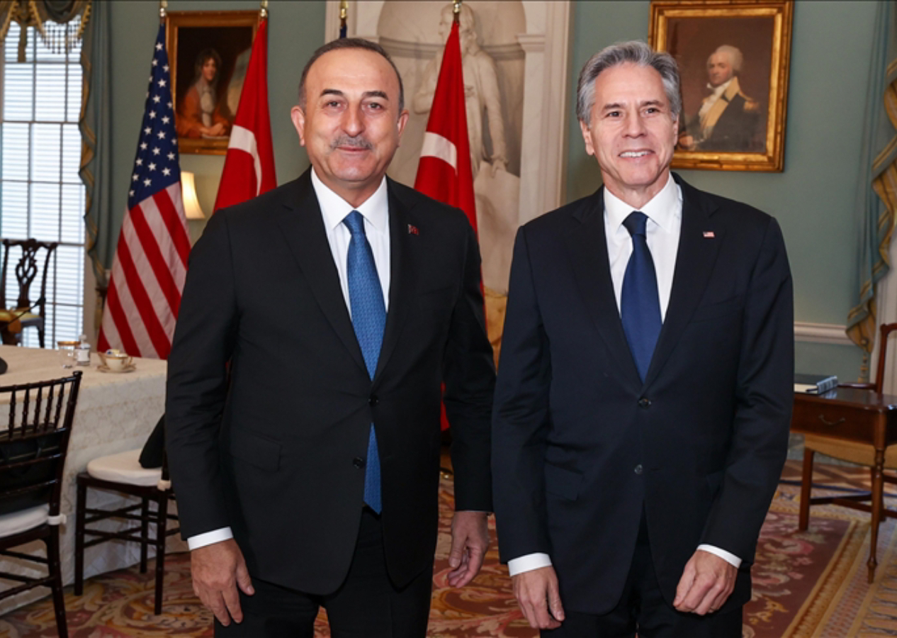Bakan Çavuşoğlu ABD’li mevkidaşıyla bir araya geldi