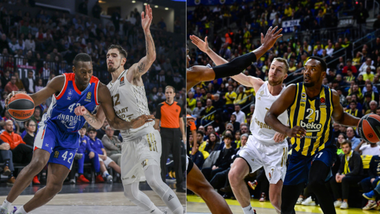 Anadolu Efes ve Fenerbahçe Beko ilk 5'te!