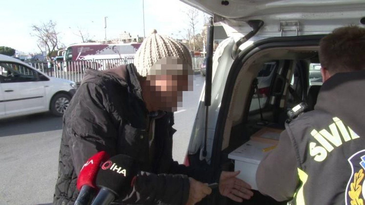 Taksiciden polis memuruna çirkin sözler: Yaz belki sana yıldız takarlar!