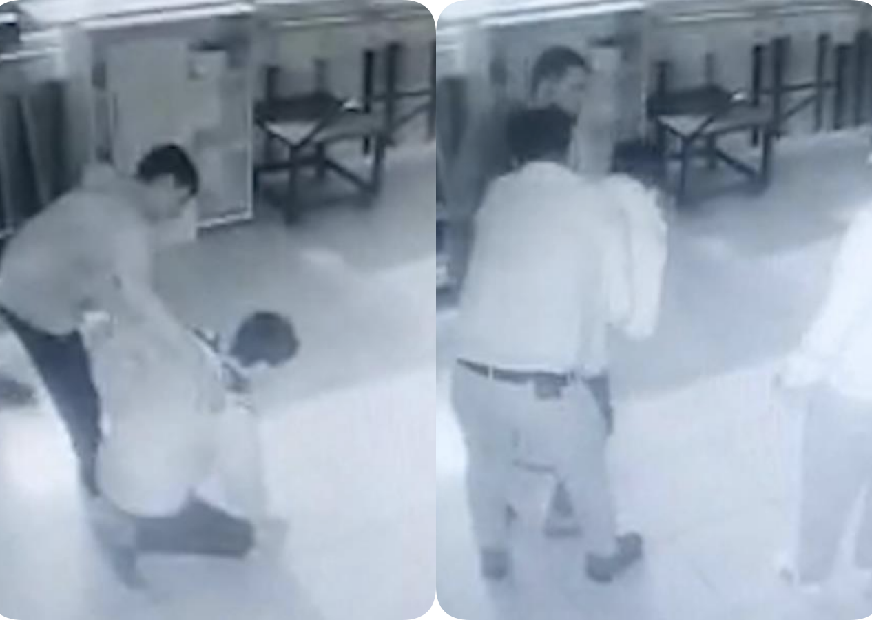 Boğazına sakız kaçan öğrenciye öğretmeni yetişti!
