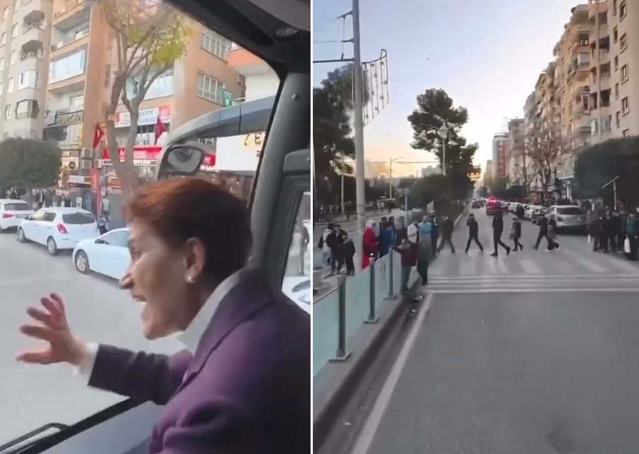 Şanlıurfa'da halkı selamlayan Meral Akşener'i kimse umursamadı! "Sizden el feneri bile olmaz"